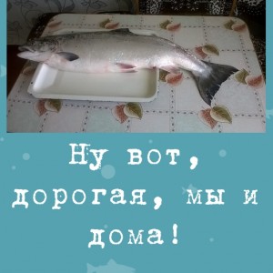 Ну вот, дорогая, мы и дома!