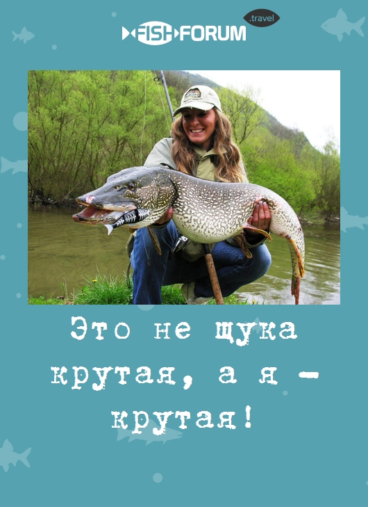 Это не щука крутая, а я - крутая!